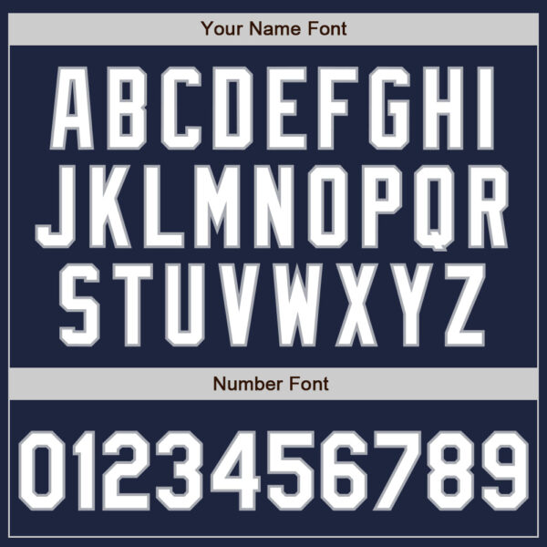 Custom Navy White-Gray Classic Vertical Stripe Fluid Liquid Texture Authentic Baseball Jersey