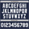 Custom Navy White-Gray Classic Vertical Stripe Fluid Liquid Texture Authentic Baseball Jersey