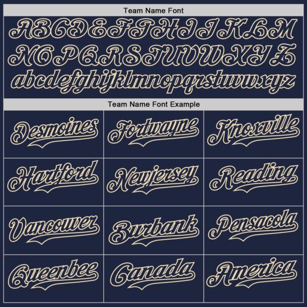 Custom Navy Cream-Cream Classic Vertical Stripe Fluid Liquid Texture Authentic Baseball Jersey