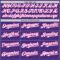 Custom Purple White-Pink Classic Vertical Stripe Fluid Liquid Texture Authentic Baseball Jersey