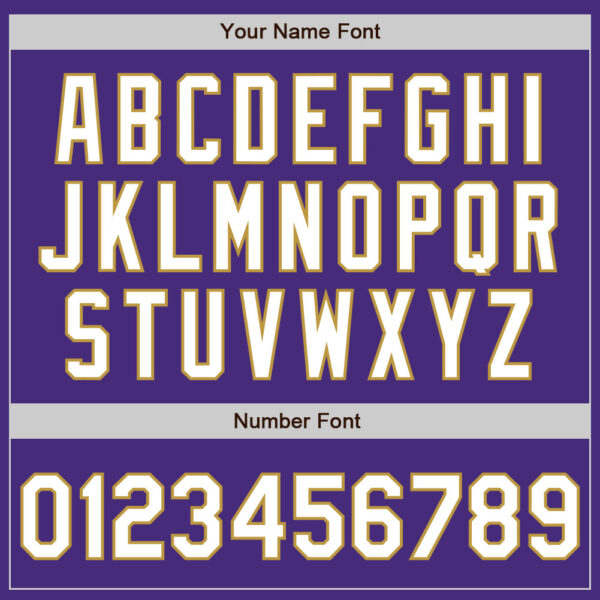 Custom Purple White-Old Gold Classic Vertical Stripe Fluid Liquid Texture Authentic Baseball Jersey