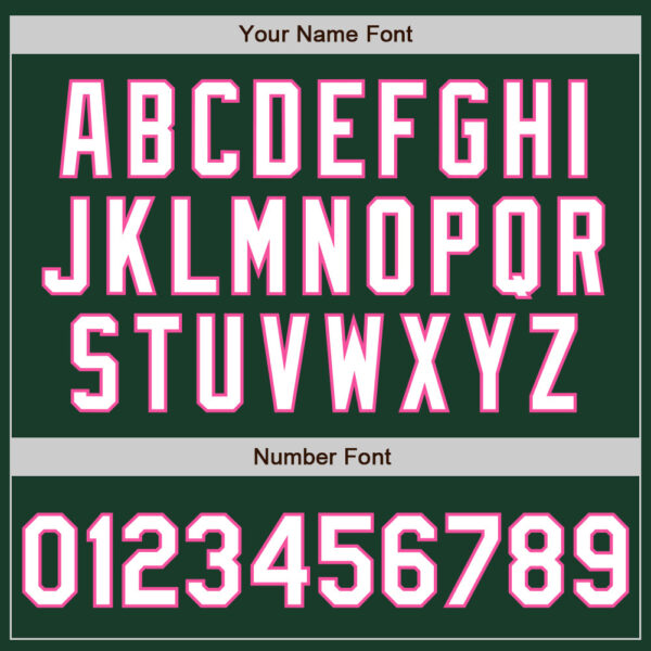 Custom Green White-Pink Classic Vertical Stripe Fluid Liquid Texture Authentic Baseball Jersey
