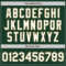 Custom Green White-Old Gold Classic Vertical Stripe Fluid Liquid Texture Authentic Baseball Jersey
