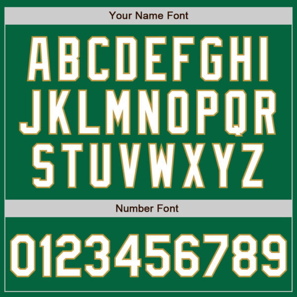 Custom Kelly Green White-Old Gold Classic Vertical Stripe Fluid Liquid Texture Authentic Baseball Jersey