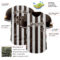 Custom Brown-White Classic Vertical Stripe Fluid Liquid Texture Authentic Baseball Jersey