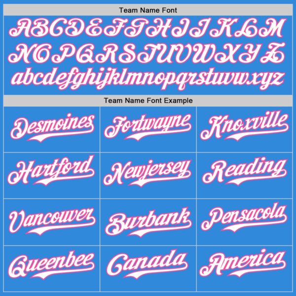 Custom Electric Blue White-Pink Classic Vertical Stripe Fluid Liquid Texture Authentic Baseball Jersey