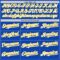 Custom Thunder Blue White-Yellow Classic Vertical Stripe Fluid Liquid Texture Authentic Baseball Jersey