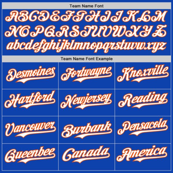 Custom Thunder Blue White-Orange Classic Vertical Stripe Fluid Liquid Texture Authentic Baseball Jersey