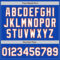 Custom Thunder Blue White-Orange Classic Vertical Stripe Fluid Liquid Texture Authentic Baseball Jersey