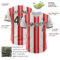 Custom White Black-Red Gradient Vertical Stripe Argentina Style Authentic Baseball Jersey