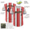 Custom White Navy Red-Old Gold Gradient Vertical Stripe Argentina Style Authentic Baseball Jersey