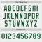 Custom White Green-Orange Gradient Vertical Stripe Argentina Style Authentic Baseball Jersey