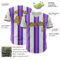 Custom White Old Gold Purple-Black Gradient Vertical Stripe Argentina Style Authentic Baseball Jersey