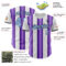 Custom White Light Blue Purple-Black Gradient Vertical Stripe Argentina Style Authentic Baseball Jersey