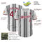 Custom White Crimson-Steel Gray Gradient Vertical Stripe Argentina Style Authentic Baseball Jersey