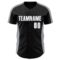 Custom Black White-Gray Classic Color Block Side Panel Stripe Authentic Baseball Jersey