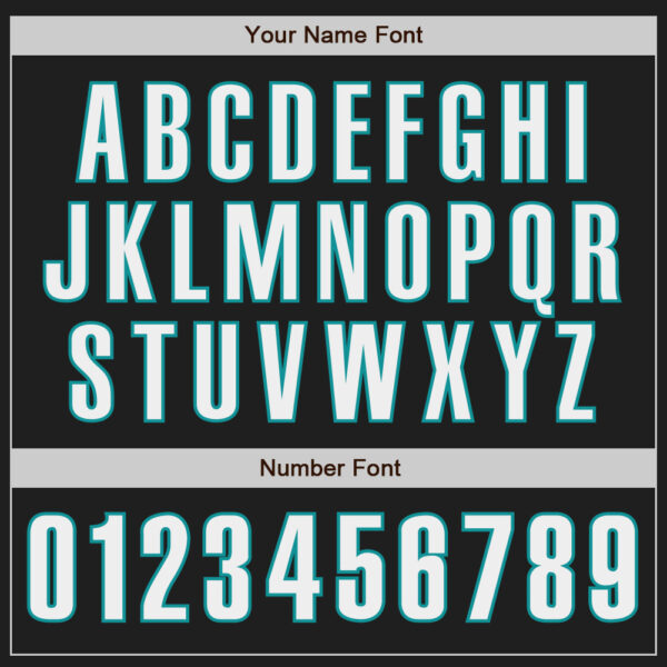 Custom Black White-Teal Classic Color Block Side Panel Stripe Authentic Baseball Jersey