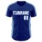 Custom Royal White-Light Blue Classic Color Block Side Panel Stripe Authentic Baseball Jersey