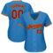 Custom Powder Blue Red-Gold Authentic Baseball Jersey