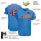 Custom Powder Blue Crimson-City Cream Authentic Baseball Jersey