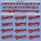 Custom Powder Blue Red Pinstripe Red-Black Authentic Baseball Jersey