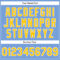 Custom Powder Blue Yellow-White Authentic Baseball Jersey