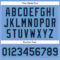 Custom Powder Blue Navy Gray-Teal Authentic Baseball Jersey