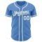 Custom Powder Blue Cream Authentic Baseball Jersey