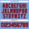 Custom Powder Blue Red Pinstripe Black Authentic Baseball Jersey