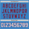 Custom Powder Blue White-Crimson Authentic Baseball Jersey
