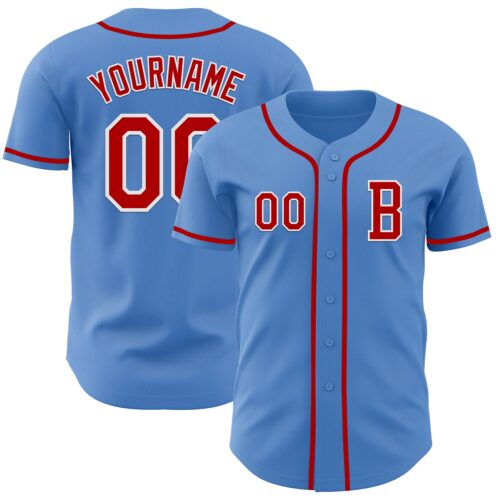 PowderBlue0293_2eb66bff-3bab-4b5f-8aee-97c3e106142a Custom Powder Blue Red-White Authentic Baseball Jersey