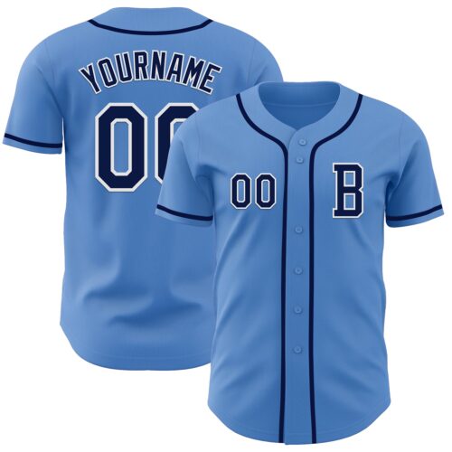 PowderBlue0295_7fa34ccf-1932-4546-b070-8effe1f4d7b5 Custom Powder Blue Navy-White Authentic Baseball Jersey