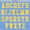 Custom Powder Blue Yellow-White Authentic Baseball Jersey