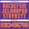 Custom Purple Orange-White Authentic Sleeveless Baseball Jersey
