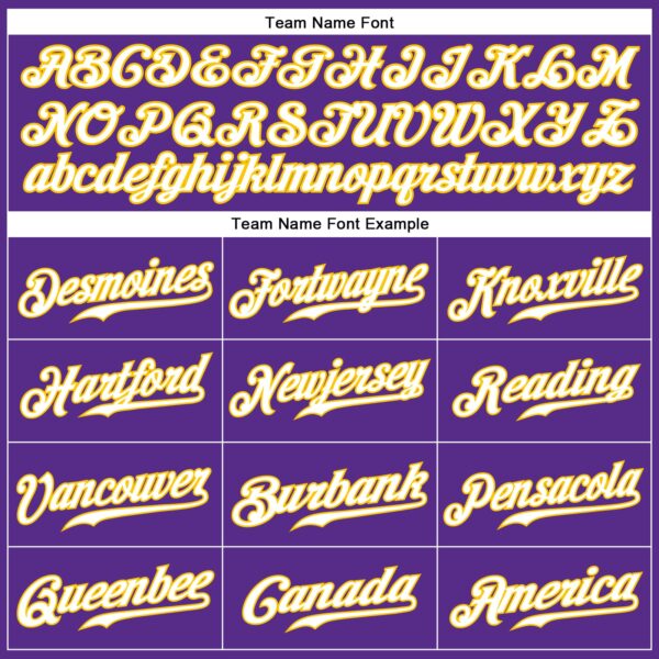 Custom Purple White-Gold Authentic Sleeveless Baseball Jersey