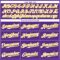 Custom Purple White-Gold Authentic Sleeveless Baseball Jersey