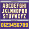 Custom Purple Yellow-White Authentic Baseball Jersey