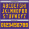 Custom Purple Gold Authentic Baseball Jersey