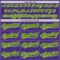 Custom Purple Neon Green Black-White Authentic Baseball Jersey