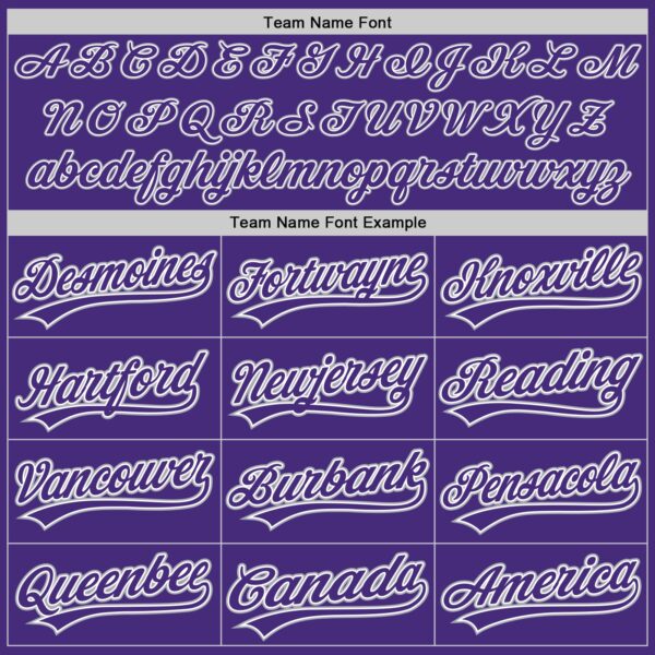 Custom Purple White-Gray Authentic Baseball Jersey