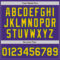 Custom Purple Yellow-Kelly Green Authentic Baseball Jersey