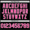 Custom Black Pink-White Star Raglan Sleeves Authentic Baseball Jersey