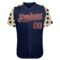 Custom Navy Crimson-Cream Star Raglan Sleeves Authentic Baseball Jersey