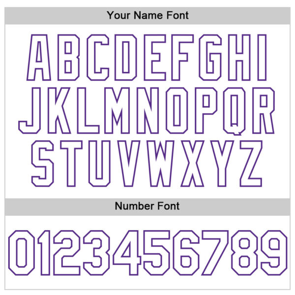 Custom White Purple Star Raglan Sleeves Authentic Baseball Jersey
