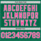 Custom Green Pink-White Star Raglan Sleeves Authentic Baseball Jersey