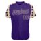 Custom Purple Cream Star Raglan Sleeves Authentic Baseball Jersey