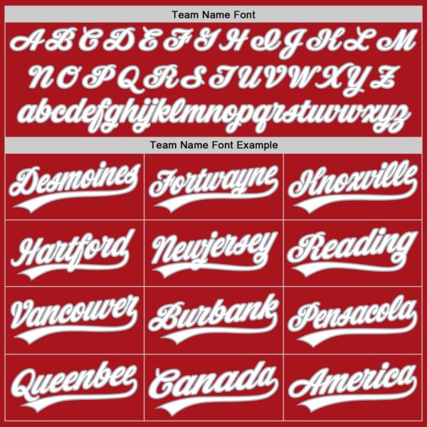 Custom Red White-Gray Authentic Baseball Jersey