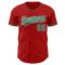 Custom Red Kelly Green-White Authentic Baseball Jersey