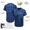 Custom Royal Royal-White 3D Pattern Design Authentic Baseball Jersey