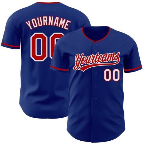Royal0875_95fd7ea1-5a4b-4553-9de5-40e6481ddfd9 Custom Royal Red-White Authentic Baseball Jersey